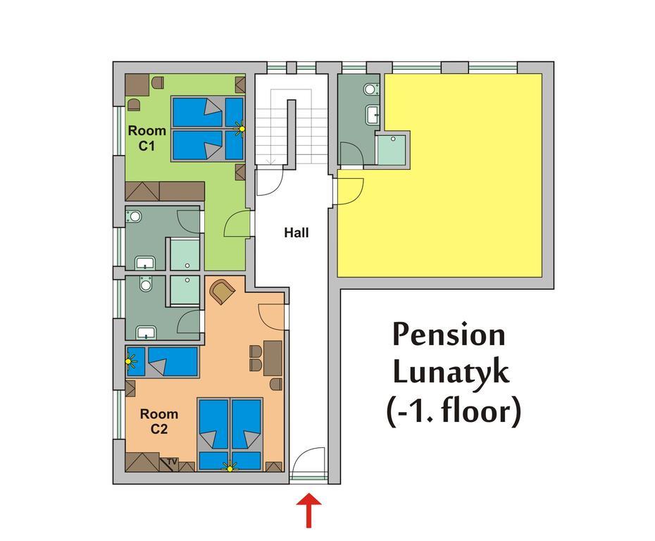 Pension Lunatyk Liptovsky Mikulas Bagian luar foto